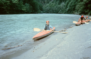 Kayaking in Germany a long, long time ago